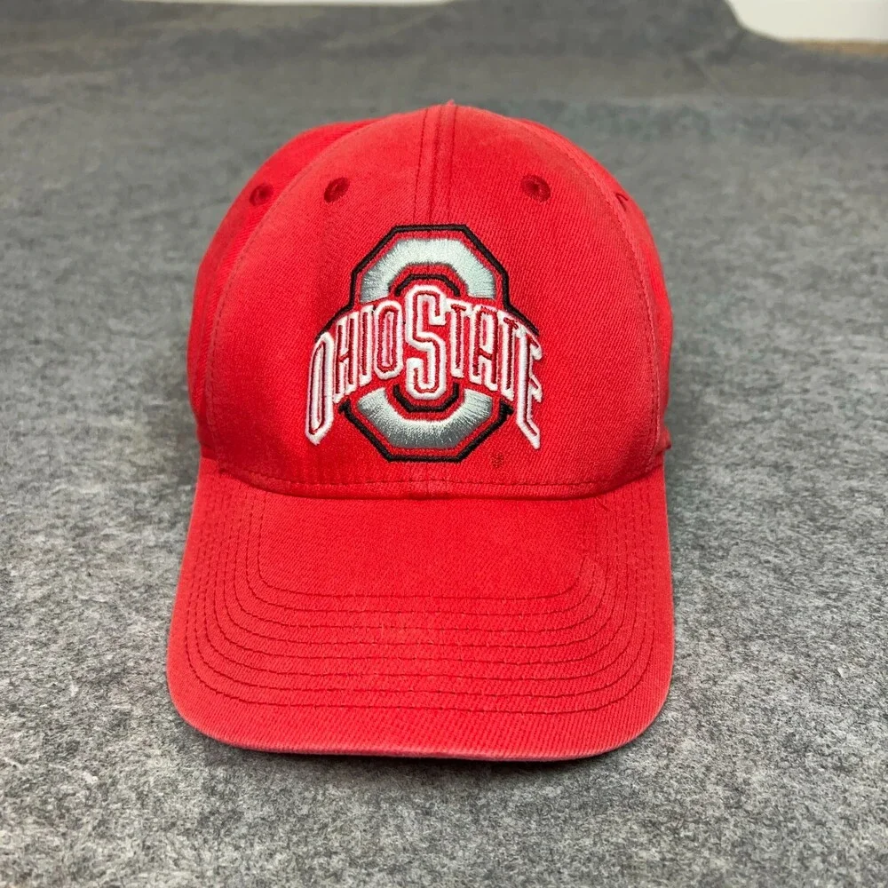 Vintage Ohio State Buckeyes Men Hat One Size Flex Red Nike Team Cap College NCAA